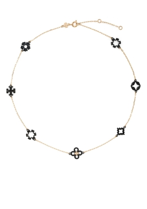 Tory Burch Kira Clover chain-link necklace - Gold
