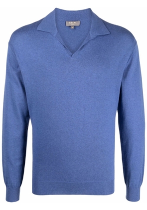 N.Peal polo neck jumper - Blue