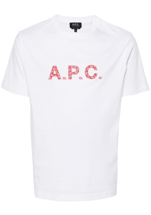 A.P.C. James cotton T-shirt - White