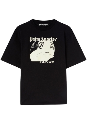 Palm Angels Helmet cotton T-shirt - Black