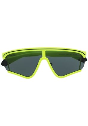 MSGM oversize-frame sunglasses - Yellow