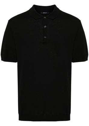 Boggi Milano cotton polo shirt - Black