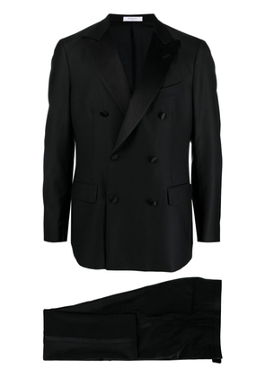 Boglioli satin-trim tuxedo suit - Black