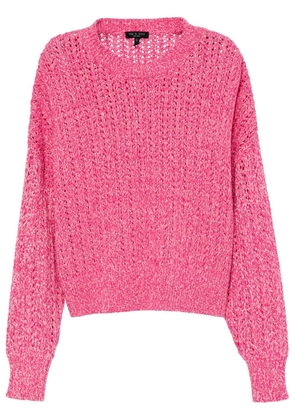 rag & bone Edie open-knit jumper - Pink