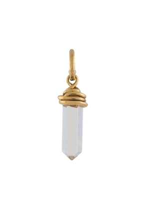 Goossens Talisman crystal single earring - Gold