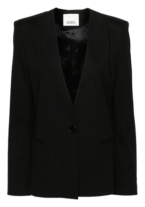 ISABEL MARANT Manzil hemp-blend blazer - Black