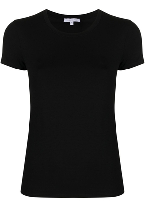 Patrizia Pepe rhinestone-logo T-shirt - Black