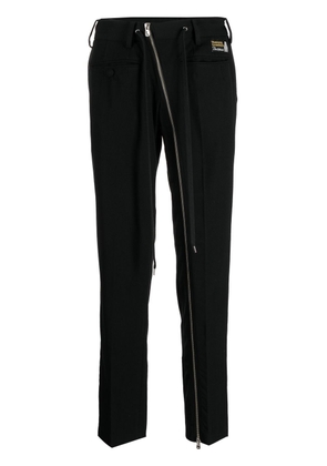 Takahiromiyashita The Soloist zip-detail tailored trousers - Black