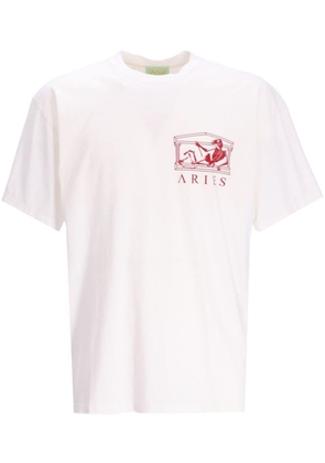 Aries UFO Toile de Jouy T-shirt - White