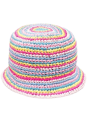 Missoni striped knitted bucket - Pink