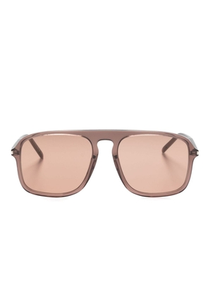 Saint Laurent Eyewear SL 590 pilot-frame sunglasses - Brown