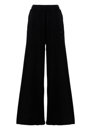 Reebok LTD wide-leg terry-cloth trousers - Black