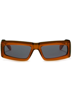 Palm Angels Eyewear Yreka rectangle-frame sunglasses - Orange