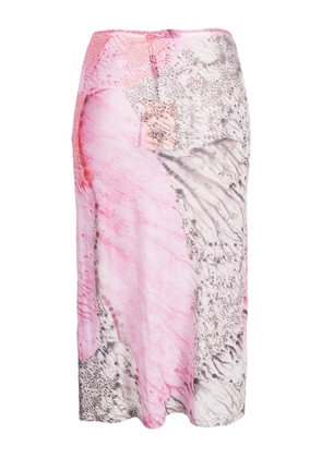 Paloma Wool digital-print skirt - Pink