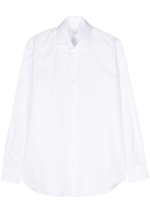 Mazzarelli long-sleeve cotton shirt - White