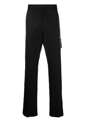 Alexander McQueen straight-leg cut trousers - Black