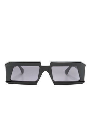 Kuboraum X20 geometric-frame sunglasses - Black