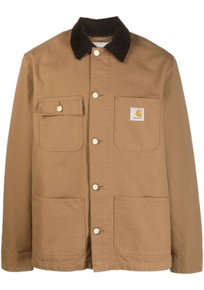 Carhartt WIP Michigan organic cotton single-breasted coat - Brown