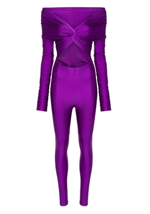 THE ANDAMANE knot-detail jumpsuit - Purple
