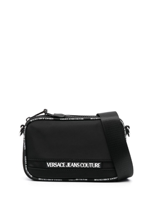 Versace Jeans Couture logo-embossed messenger bag - Black