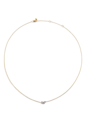 Monica Vinader 14kt yellow gold Diamond Duo necklace