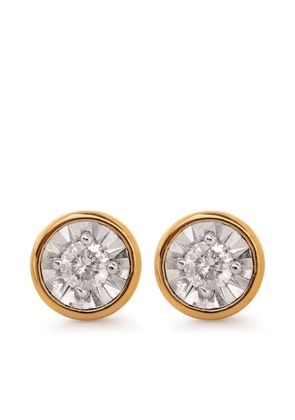 Monica Vinader Diamond Essential stud earrings - Gold