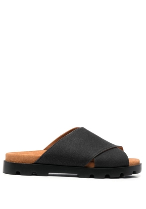 Camper Brutus cross-strap leather sandals - Black