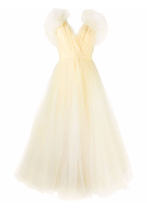 Jenny Packham Faith tulle gown - Yellow