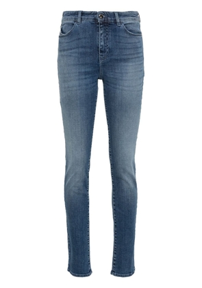 Emporio Armani J18 high-rise skinny jeans - Blue
