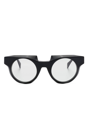 Kuboraum U1 round-frame sunglasses - Grey