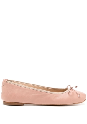 Casadei bow-detail baillerina shoes - Pink