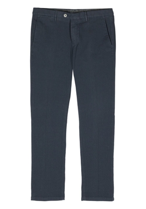 Corneliani mid-rise tapered trousers - Blue