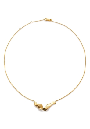 Monica Vinader Wave polished-finish necklace - Gold