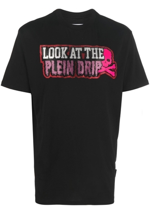 Philipp Plein gem-logo short-sleeved T-shirt - Black