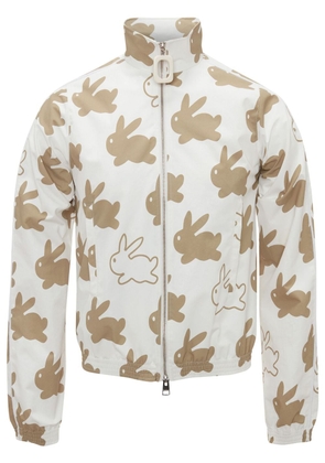 JW Anderson bunny-print technical jacket - White