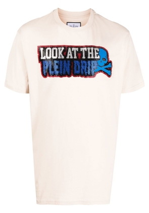 Philipp Plein gem-logo short-sleeved T-shirt - Neutrals