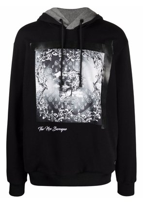 Philipp Plein New Baroque-print hoodie - Black