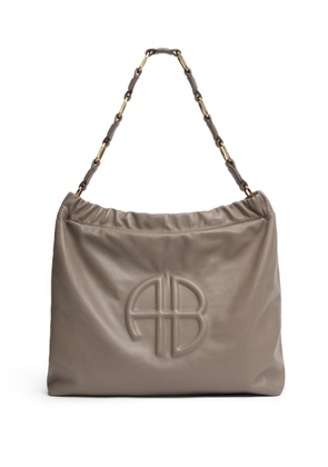 ANINE BING Kate leather tote bag - Grey