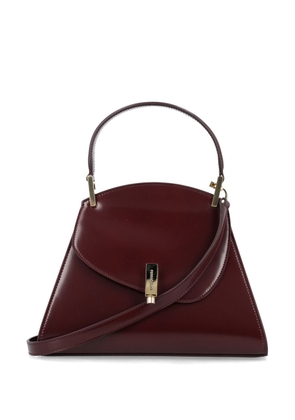 Ferragamo Geometric leather handbag - Red