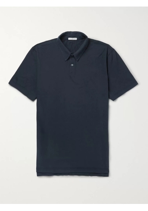 James Perse - Supima Cotton-Jersey Polo Shirt - Men - Blue - 1