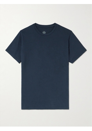 Save Khaki United - Recycled and Organic Cotton-Jersey T-Shirt - Men - Blue - XS