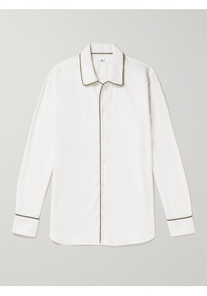 Mr P. - Cotton and Lyocell-Blend Twill Shirt - Men - White - XS