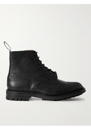 Tricker's - Stow Leather Brogue Boots - Men - Black - UK 6