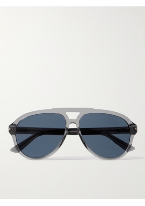 Gucci - Aviator-Style Acetate Sunglasses - Men - Gray