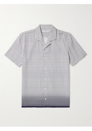 Orlebar Brown - Hibbert Camp-Collar Printed Voile Shirt - Men - Gray - S