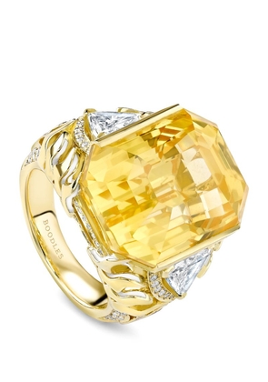 Boodles Yellow Gold, Yellow Sapphire And Diamond A Family Journey Seville Ring