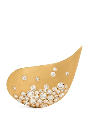 Nada Ghazal Yellow Gold And Diamond Fuse Glamour Single Earring