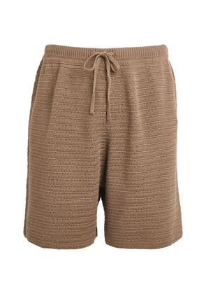 Nanushka Crocheted Caden Shorts