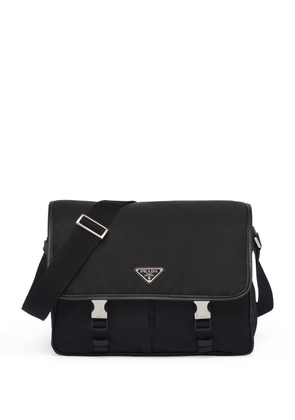 Prada Re-Nylon And Leather Messenger Bag