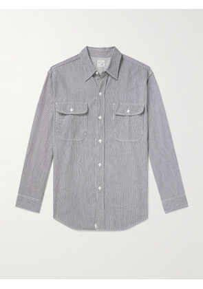OrSlow - Striped Cotton Shirt - Men - Gray - 1